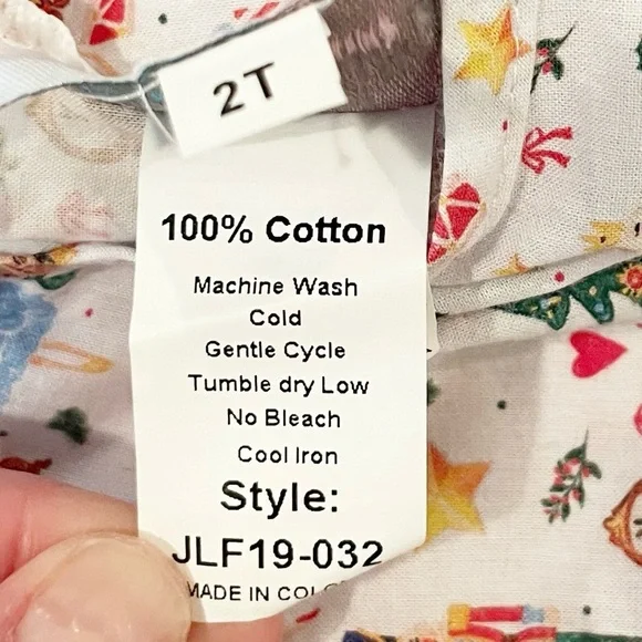 James & Lottie 2T Nutcracker Print Dress - Picture 8 of 8